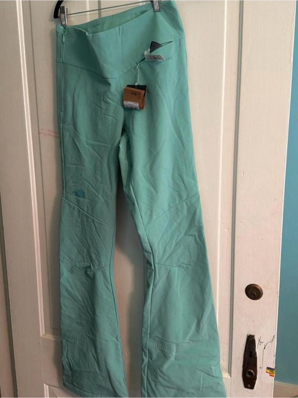 The North Face Women's Wide Leg Pants in Light Aqua